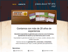 Tablet Screenshot of gabinetesortiz.com